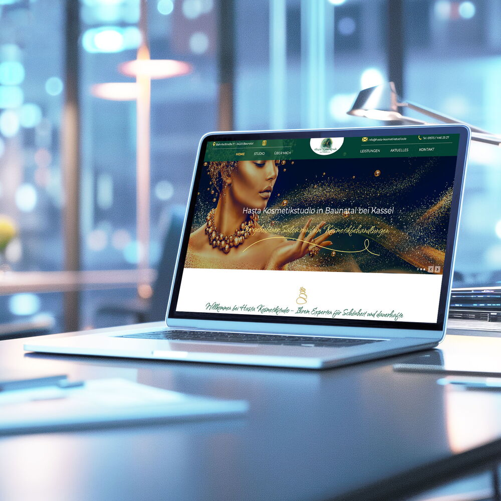 Webdesign Webseite erstellen Hasta Kosmetikstudio Baunatal