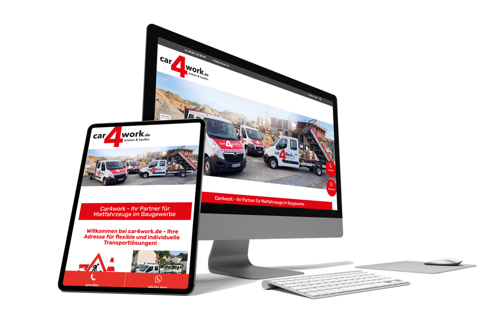 Car4work Wetzlar Internetseite Design Web