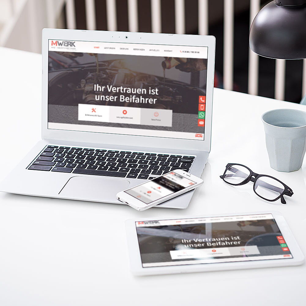 Webdesign Internetseite Auto Mwerk Höchstenbach Westerwald