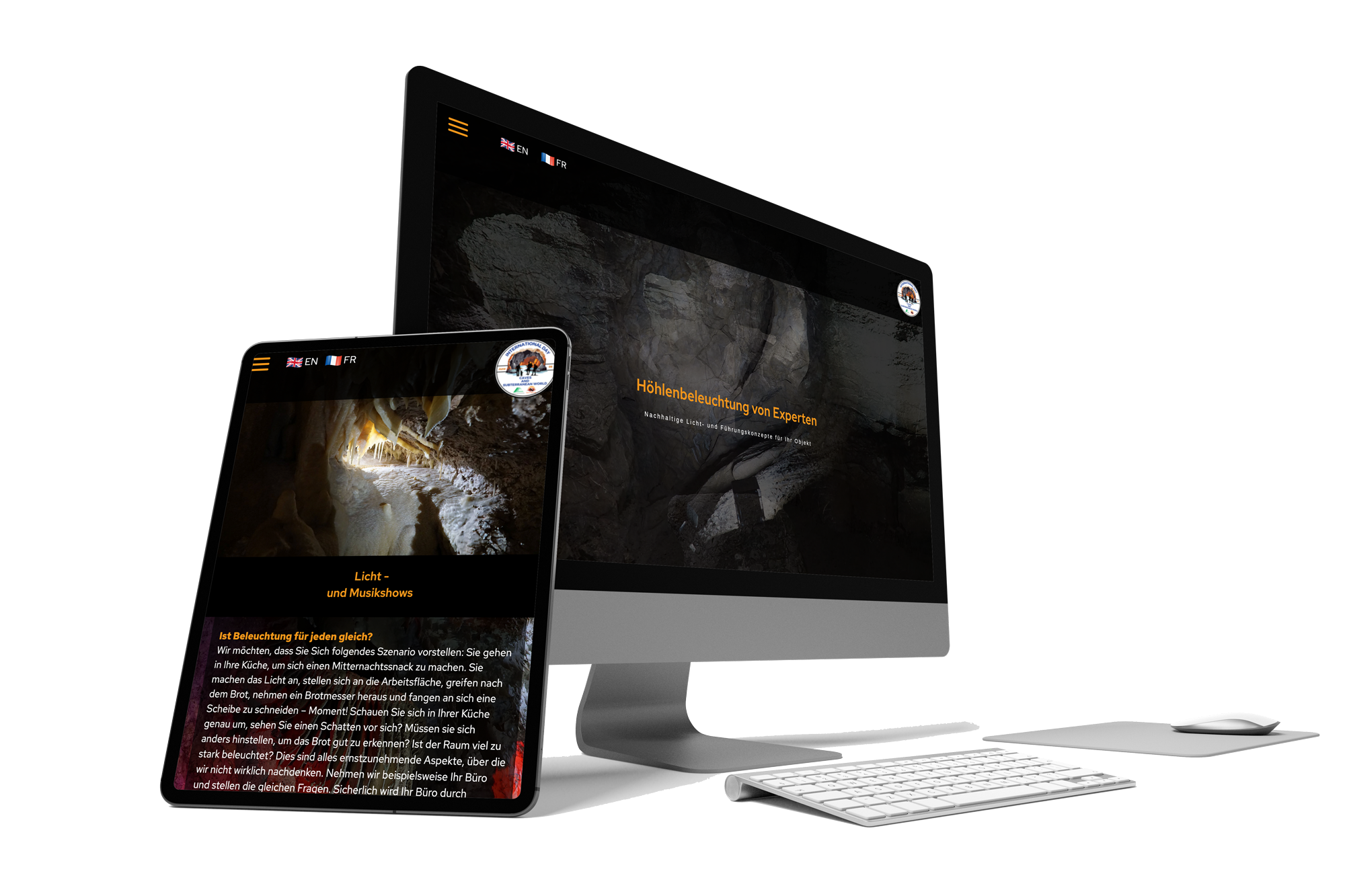 Cavelighting Internetseite Design Web Cavelighting Internetseite Design Web