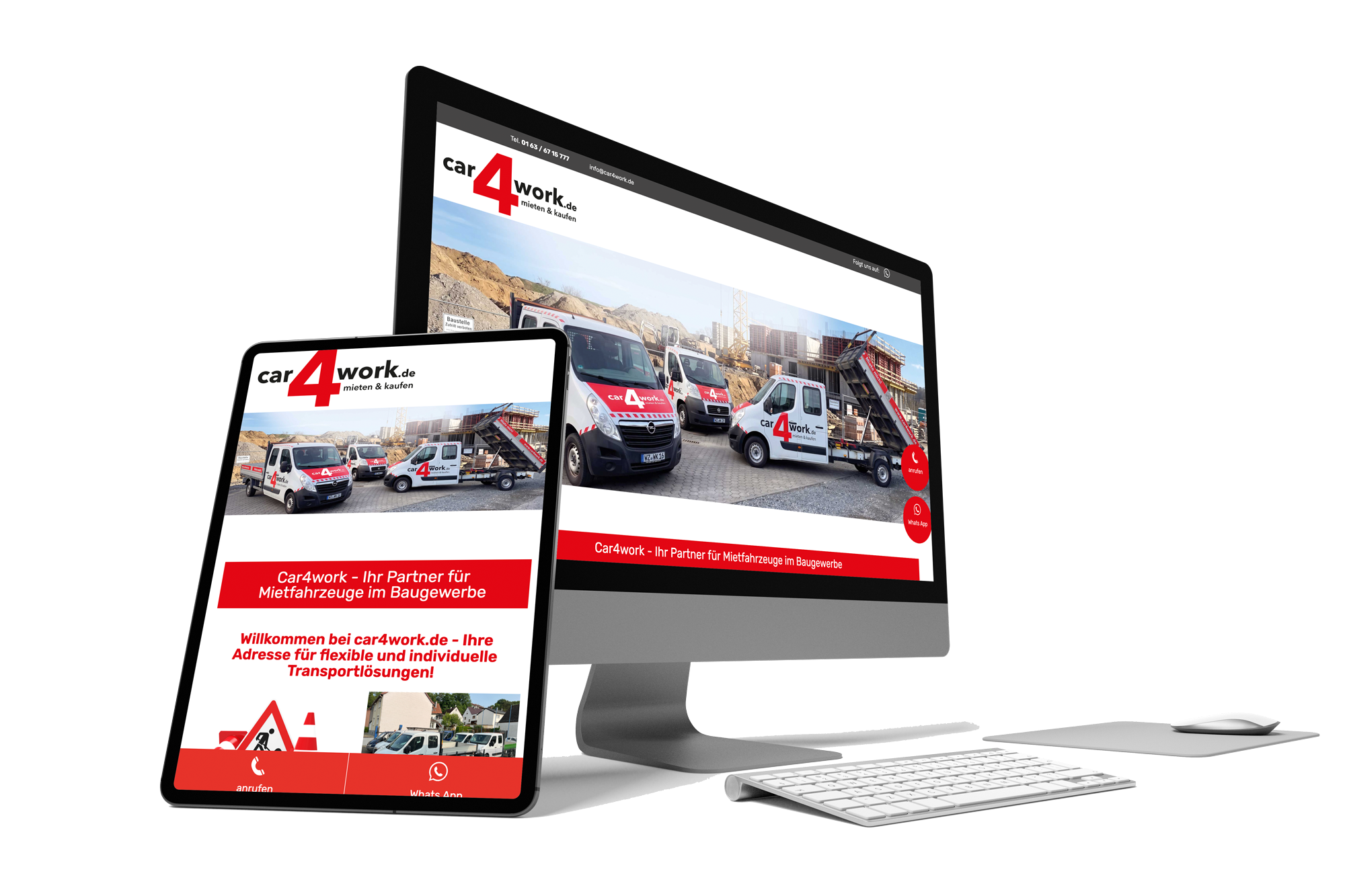 Car4work Wetzlar Internetseite Design Web