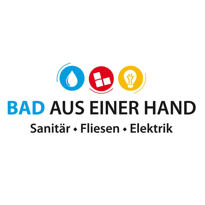 Logo Bad aus einer Hand