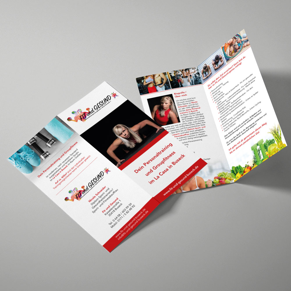 Flyer Fitness Gesundheit Buseck